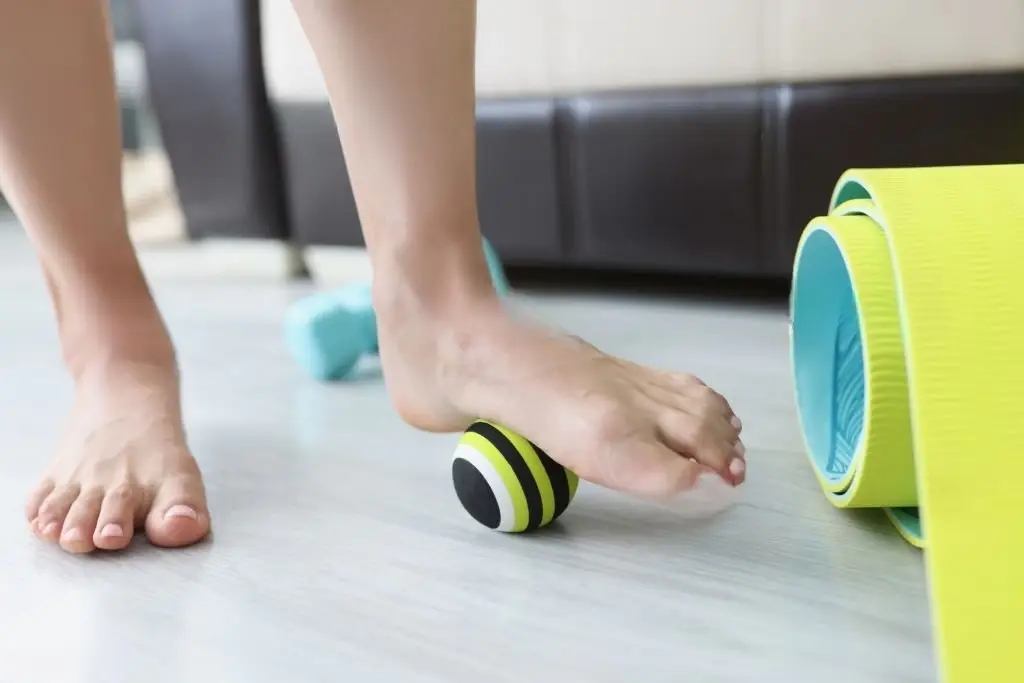 Female Legs Roll Small, Plantar Fasciitis Exercises